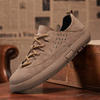⏰Limited Time Sale 70% OFF - Men's Suede Walking Shoes - Lace-Up, Breathable, Wide Toe Box with Arch Support, Cushioning, Slip-Resistant, And Wear-Resistant