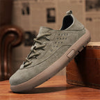 ⏰Limited Time Sale 70% OFF - Men's Suede Walking Shoes - Lace-Up, Breathable, Wide Toe Box with Arch Support, Cushioning, Slip-Resistant, And Wear-Resistant