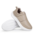 ⏰Limited Time Sale 70% OFF - Men's Genuine Leather Walking Shoes - Slip-On Design With Velcro Straps, Maximum Support, Wide Toe Box with Arch Support, Cushioning
