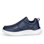 ⏰Limited Time Sale 70% OFF - Men's Genuine Leather Walking Shoes - Slip-On Design With Velcro Straps, Maximum Support, Wide Toe Box with Arch Support, Cushioning