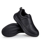 ⏰Limited Time Sale 70% OFF - Men's Genuine Leather Walking Shoes - Slip-On Design With Velcro Straps, Maximum Support, Wide Toe Box with Arch Support, Cushioning