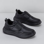 ⏰Limited Time Sale 70% OFF - Men's Genuine Leather Walking Shoes - Slip-On Design With Velcro Straps, Maximum Support, Wide Toe Box with Arch Support, Cushioning