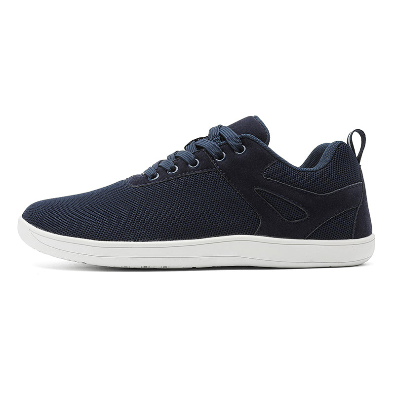 ⏰Limited Time Sale 70% OFF - Men's Mesh Barefoot Shoes - Lace-Up, Breathable, Wide Toe Box with Arch Support, Non-slip And Wear-Resistant