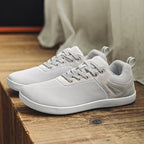 ⏰Limited Time Sale 70% OFF - Men's Mesh Barefoot Shoes - Lace-Up, Breathable, Wide Toe Box with Arch Support, Non-slip And Wear-Resistant