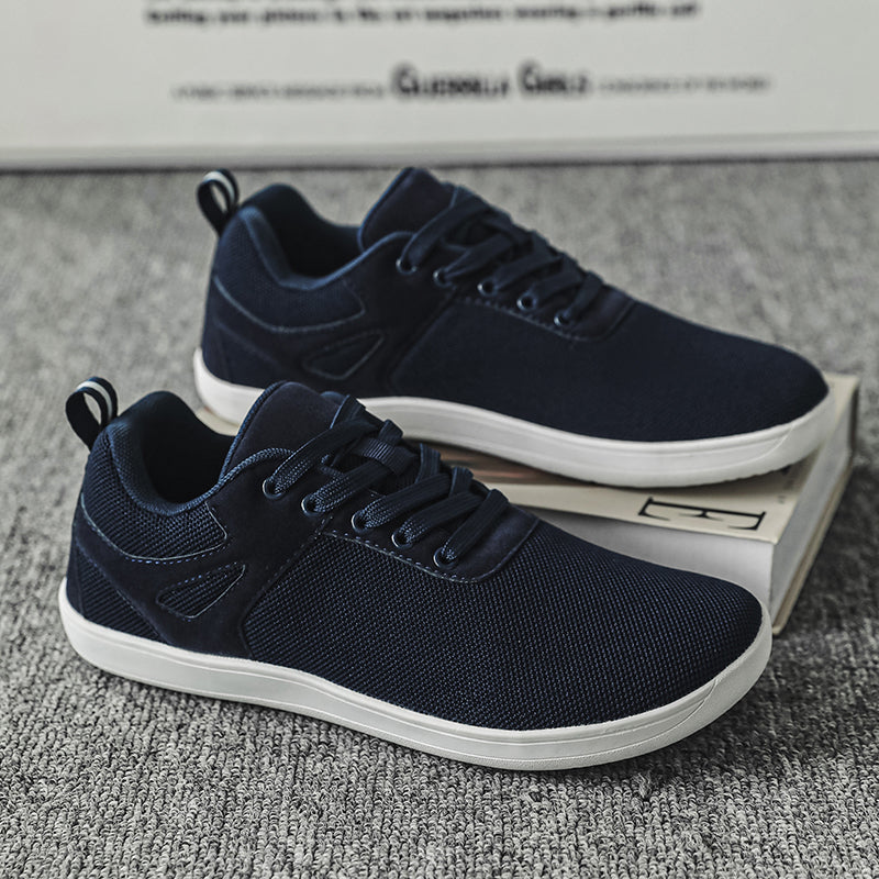 ⏰Limited Time Sale 70% OFF - Men's Mesh Barefoot Shoes - Lace-Up, Breathable, Wide Toe Box with Arch Support, Non-slip And Wear-Resistant