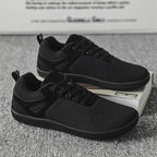 ⏰Limited Time Sale 70% OFF - Men's Mesh Barefoot Shoes - Lace-Up, Breathable, Wide Toe Box with Arch Support, Non-slip And Wear-Resistant