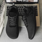 ⏰Limited Time Sale 70% OFF - Men's Mesh Barefoot Shoes - Lace-Up, Breathable, Wide Toe Box with Arch Support, Non-slip And Wear-Resistant