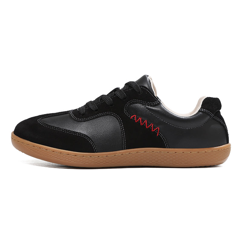 ⏰Limited Time Sale 70% OFF - Men's Genuine Leather Walking Shoes - Lace-Up, Wide Toe Box, Arch Support, Hock Absorption, Waterproof, Slip-Resistant
