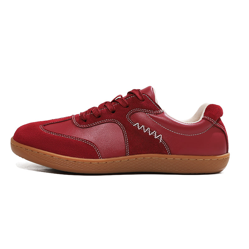 ⏰Limited Time Sale 70% OFF - Men's Genuine Leather Walking Shoes - Lace-Up, Wide Toe Box, Arch Support, Hock Absorption, Waterproof, Slip-Resistant