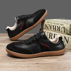 ⏰Limited Time Sale 70% OFF - Men's Genuine Leather Walking Shoes - Lace-Up, Wide Toe Box, Arch Support, Hock Absorption, Waterproof, Slip-Resistant