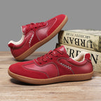 ⏰Limited Time Sale 70% OFF - Men's Genuine Leather Walking Shoes - Lace-Up, Wide Toe Box, Arch Support, Hock Absorption, Waterproof, Slip-Resistant