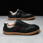⏰Limited Time Sale 70% OFF - Men's Genuine Leather Walking Shoes - Lace-Up, Wide Toe Box, Arch Support, Hock Absorption, Waterproof, Slip-Resistant