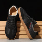 ⏰Limited Time Sale 70% OFF - Men's Genuine Leather Walking Shoes - Lace-Up, Wide Toe Box, Arch Support, Hock Absorption, Waterproof, Slip-Resistant
