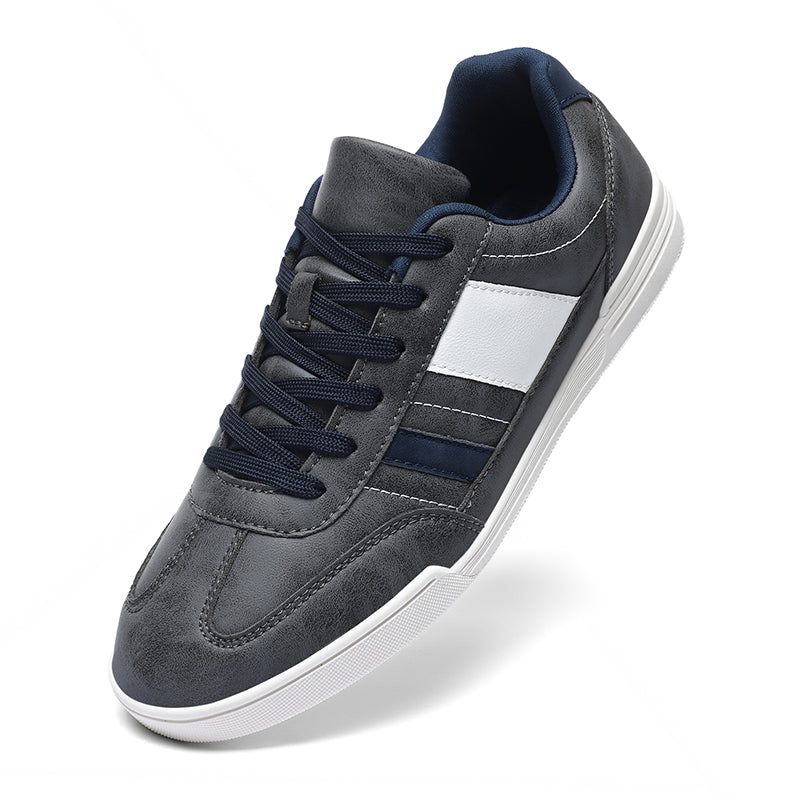 ⏰Limited Time Sale 70% OFF - Men's Genuine Leather Walking Shoes - Lace-Up, Waterproof, Anti-slip, Shock-Absorbing, Wide Toe Box, Arch Support