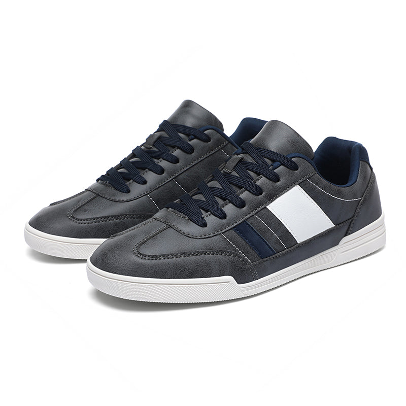 ⏰Limited Time Sale 70% OFF - Men's Genuine Leather Walking Shoes - Lace-Up, Waterproof, Anti-slip, Shock-Absorbing, Wide Toe Box, Arch Support