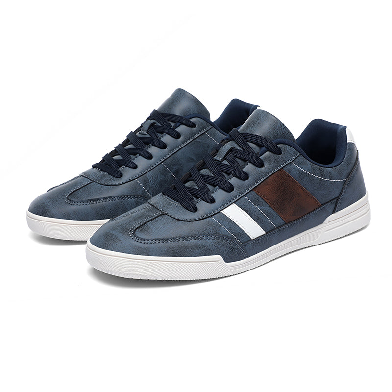 ⏰Limited Time Sale 70% OFF - Men's Genuine Leather Walking Shoes - Lace-Up, Waterproof, Anti-slip, Shock-Absorbing, Wide Toe Box, Arch Support