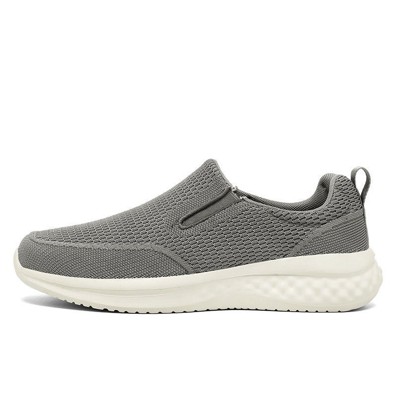 ⏰Limited Time Sale 70% OFF - Men's Mesh Walking Shoes - Slip-On, Cushioned, Wide Toe Box, Arch Support, Anti-Slip
