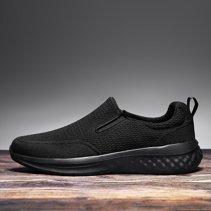 ⏰Limited Time Sale 70% OFF - Men's Mesh Walking Shoes - Slip-On, Cushioned, Wide Toe Box, Arch Support, Anti-Slip