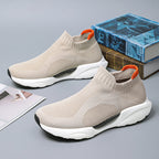 Men's Slip-On Sneakers – Laceless, Breathable, Non-Slip Grip, Cushioned Footbed, Wide Toe Box