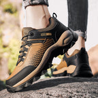 Men's Wear-Resistant Waterproof Hiking Shoes – Wide Toe, Non-Slip, Anti-Puncture