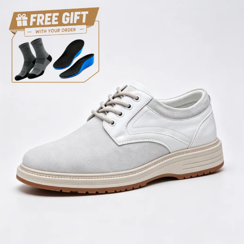 ⏰Limited Time Sale 70% OFF - Men's Casual Suede Dress Shoes – Business Casual Walking Shoes, Suitable For Work, Office, And Everyday wear