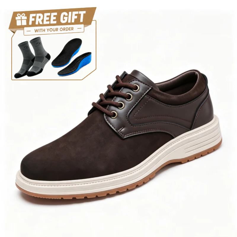 ⏰Limited Time Sale 70% OFF - Men's Casual Suede Dress Shoes – Business Casual Walking Shoes, Suitable For Work, Office, And Everyday wear