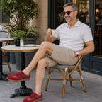 ⏰Limited Time Sale 70% OFF - Men's Genuine Leather Walking Shoes - Lace-Up, Wide Toe Box, Arch Support, Hock Absorption, Waterproof, Slip-Resistant