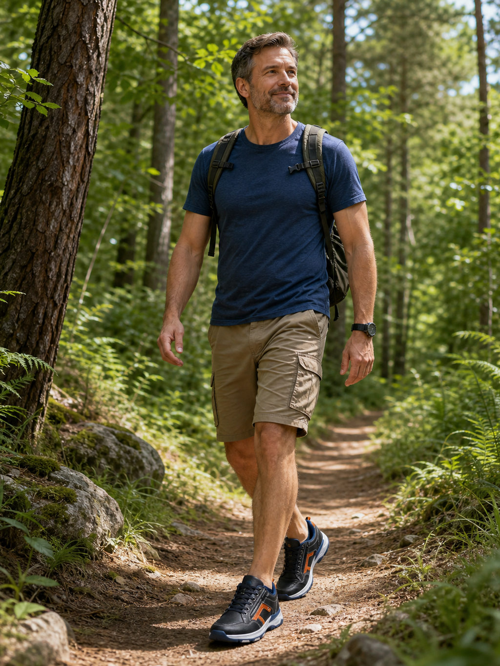⏰Limited Time Sale 70% OFF - Men's Genuine Leather Hiking Shoes - Outdoor Work Shoes -Side Zipper, Lightweight, Wide Toe Box, Arch Support, Shock Absorption, Waterproof, Slip-Resistant