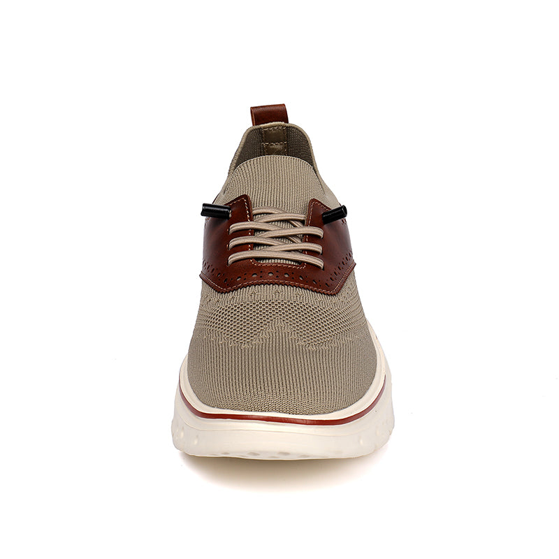 Men's lightweight waterproof Oxford shoes, comfortable and soft, suitable for walking - wide last and extended design