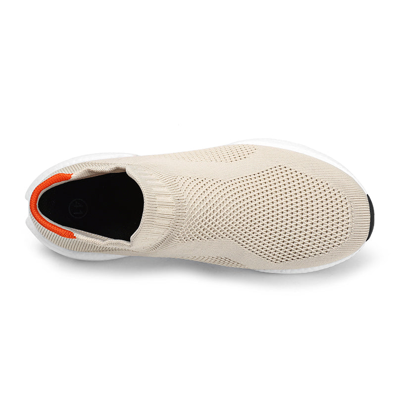 Men's Slip-On Sneakers – Laceless, Breathable, Non-Slip Grip, Cushioned Footbed, Wide Toe Box