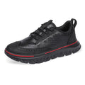 Men's crocodile leather shoes: Lightweight, waterproof, comfortable and soft walking shoes - wide last and extended design.