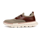 Men's lightweight waterproof Oxford shoes, comfortable and soft, suitable for walking - wide last and extended design