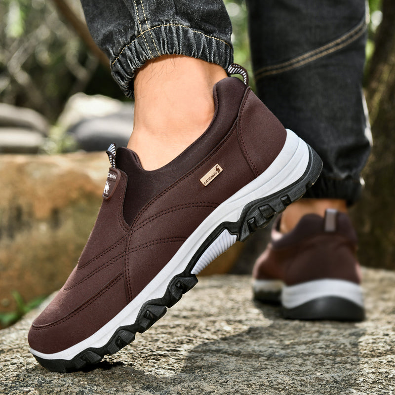 Men's Comfortable Waterproof Breathable Walking Shoes – Hiking Shoes, Work Shoes