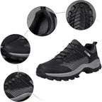Men's Wear-Resistant Waterproof Hiking Shoes – Wide Toe, Non-Slip, Anti-Puncture