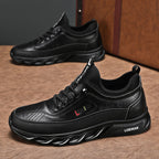 ⏰Limited Time Sale 70% OFF - Men's Casual Fashion  Hiking Shoes – Waterproof, Slip-Resistant, Puncture-Resistant, Impact-Resistant, Wide Toe  – Genuine Leather Outdoor Sports Shoes, Suitable for Various Terrain