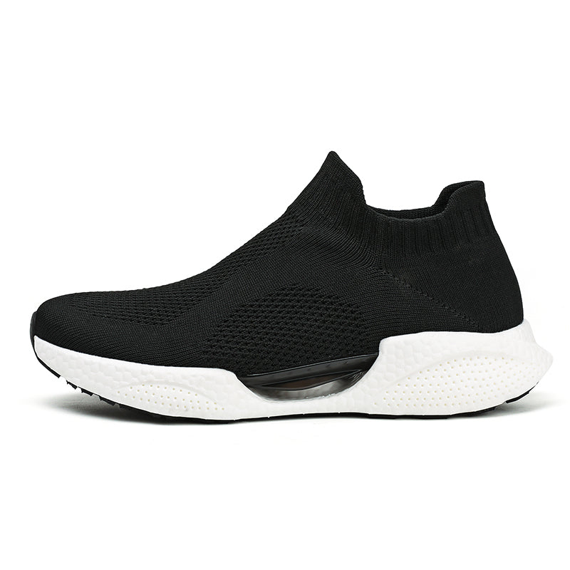 Men's Slip-On Sneakers – Laceless, Breathable, Non-Slip Grip, Cushioned Footbed, Wide Toe Box