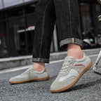 ⏰Limited Time Sale 70% OFF - Men's Genuine Leather Walking Shoes - Lace-Up, Wide Toe Box, Arch Support, Hock Absorption, Waterproof, Slip-Resistant