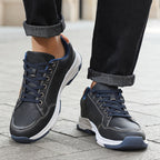 ⏰Limited Time Sale 70% OFF - Men's Genuine Leather Hiking Shoes - Outdoor Work Shoes -Side Zipper, Lightweight, Wide Toe Box, Arch Support, Shock Absorption, Waterproof, Slip-Resistant