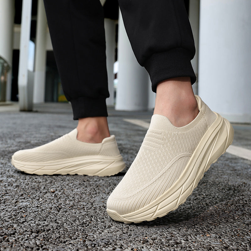 ⏰Limited Time Sale 70% OFF - Men's Slip-On Walking Shoes, Lightweight Casual Sneakers for Men, Suitable For Walking, Work, Travel And Everyday Wear