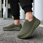 ⏰Limited Time Sale 70% OFF - Men's Slip-On Walking Shoes, Lightweight Casual Sneakers for Men, Suitable For Walking, Work, Travel And Everyday Wear