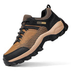 Men's Wear-Resistant Waterproof Hiking Shoes – Wide Toe, Non-Slip, Anti-Puncture