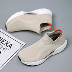 Men's Slip-On Sneakers – Laceless, Breathable, Non-Slip Grip, Cushioned Footbed, Wide Toe Box