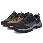 Men's Wear-Resistant Waterproof Hiking Shoes – Wide Toe, Non-Slip, Anti-Puncture