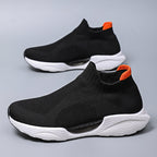 Men's Slip-On Sneakers – Laceless, Breathable, Non-Slip Grip, Cushioned Footbed, Wide Toe Box