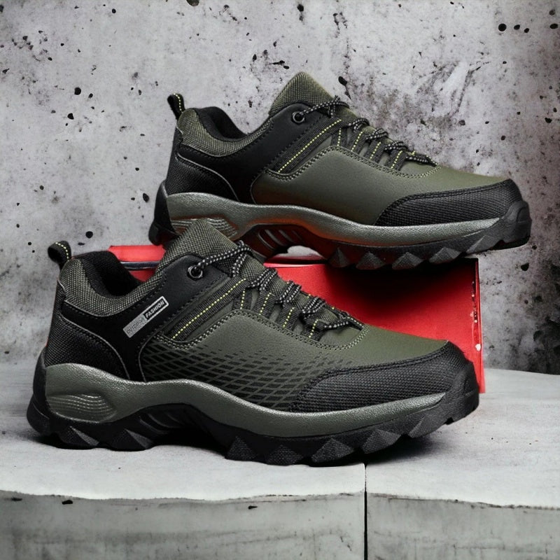 Men's Wear-Resistant Waterproof Hiking Shoes – Wide Toe, Non-Slip, Anti-Puncture