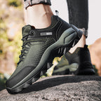 Men's Wear-Resistant Waterproof Hiking Shoes – Wide Toe, Non-Slip, Anti-Puncture