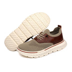 Men's lightweight waterproof Oxford shoes, comfortable and soft, suitable for walking - wide last and extended design