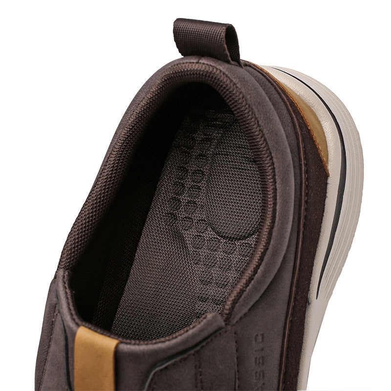 Men's Casual Comfort Slip-On Platform Walking Shoes