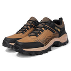 Men's Wear-Resistant Waterproof Hiking Shoes – Wide Toe, Non-Slip, Anti-Puncture