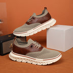 Men's lightweight waterproof Oxford shoes, comfortable and soft, suitable for walking - wide last and extended design